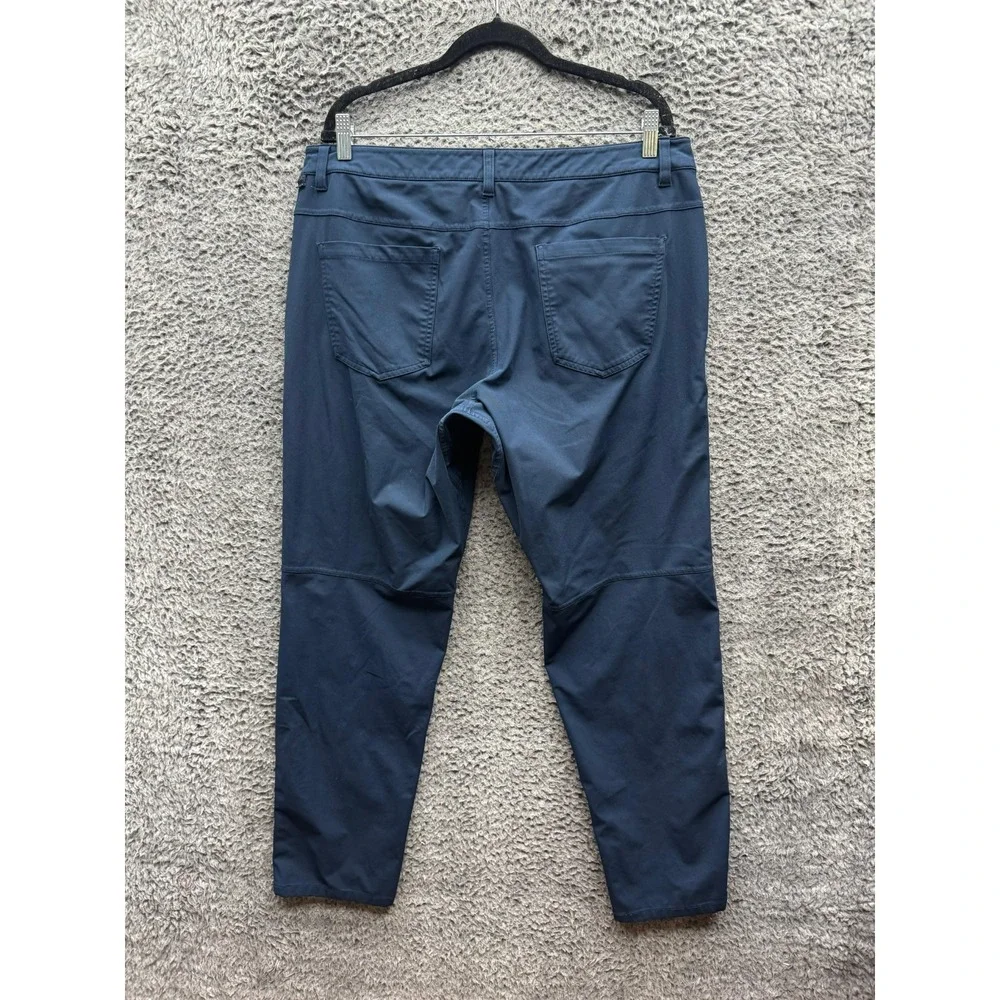 Lululemon Slim Fit Warpstreme ABC Chino Pants Trousers True Navy Mens Size 36